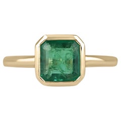 1.15 Carat Asscher Statement 14K White Gold Elegant Sparkle