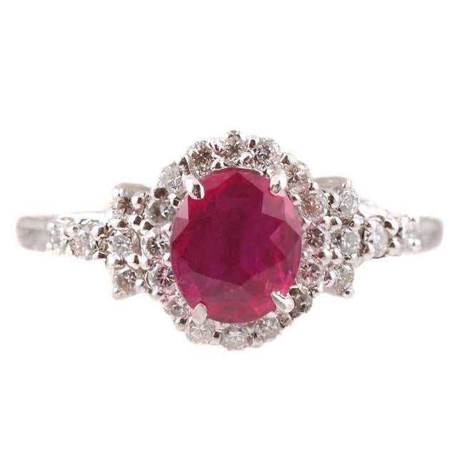 6.5 Carat Ruby and Diamond Ring For Sale at 1stDibs