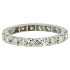 1,15 Karat Diamant Full Eternity-Ring Größe P 1/2