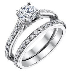 1.15 Carat Diamond Wedding Set