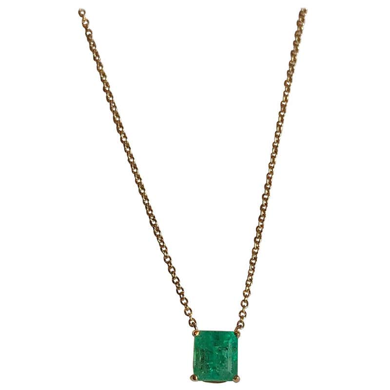 Antique Emerald Necklaces - 2,399 For Sale at 1stDibs | vintage emerald ...