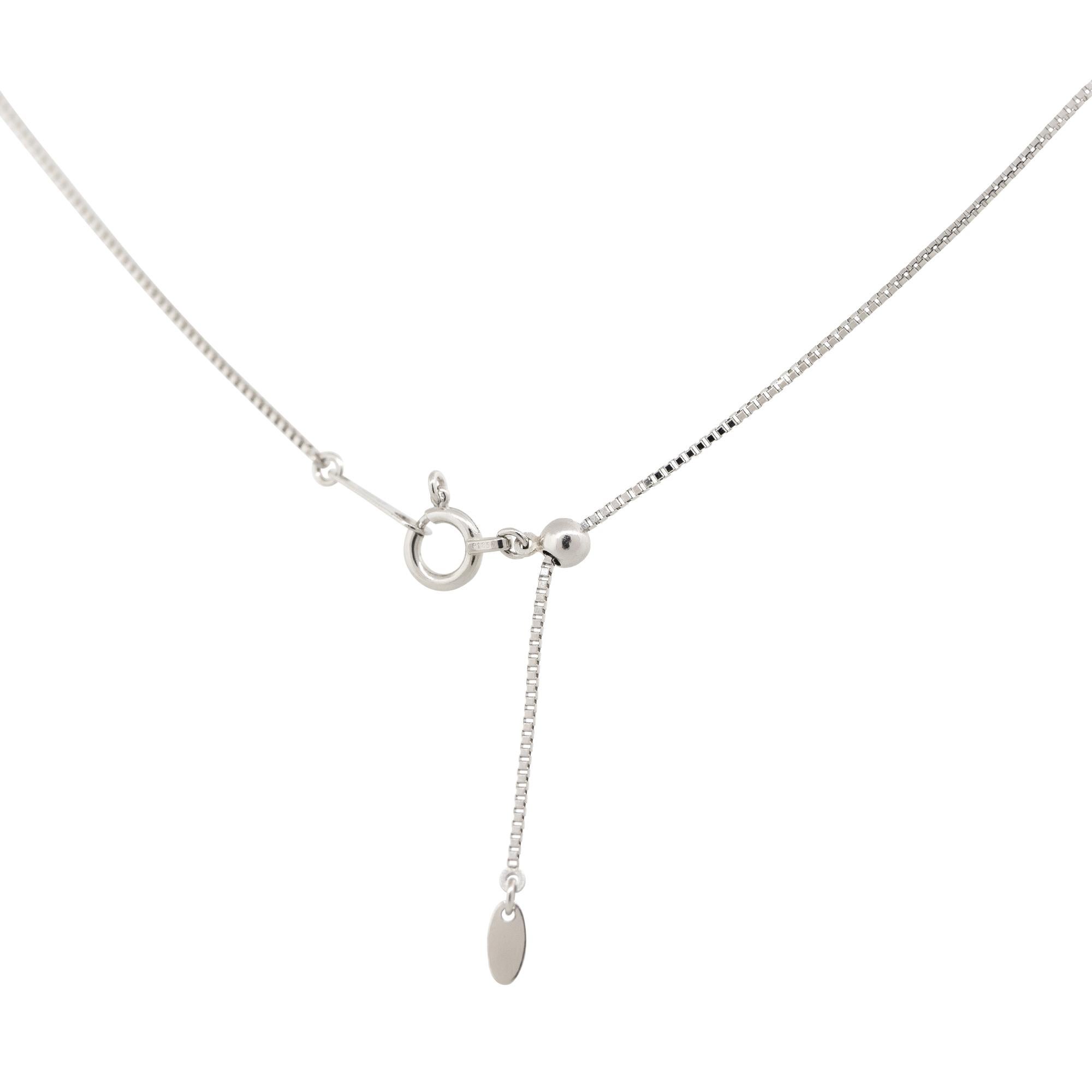 1.15 Carat Mini Pave Diamond Puffed Heart Necklace 18 Karat in Stock For Sale 1