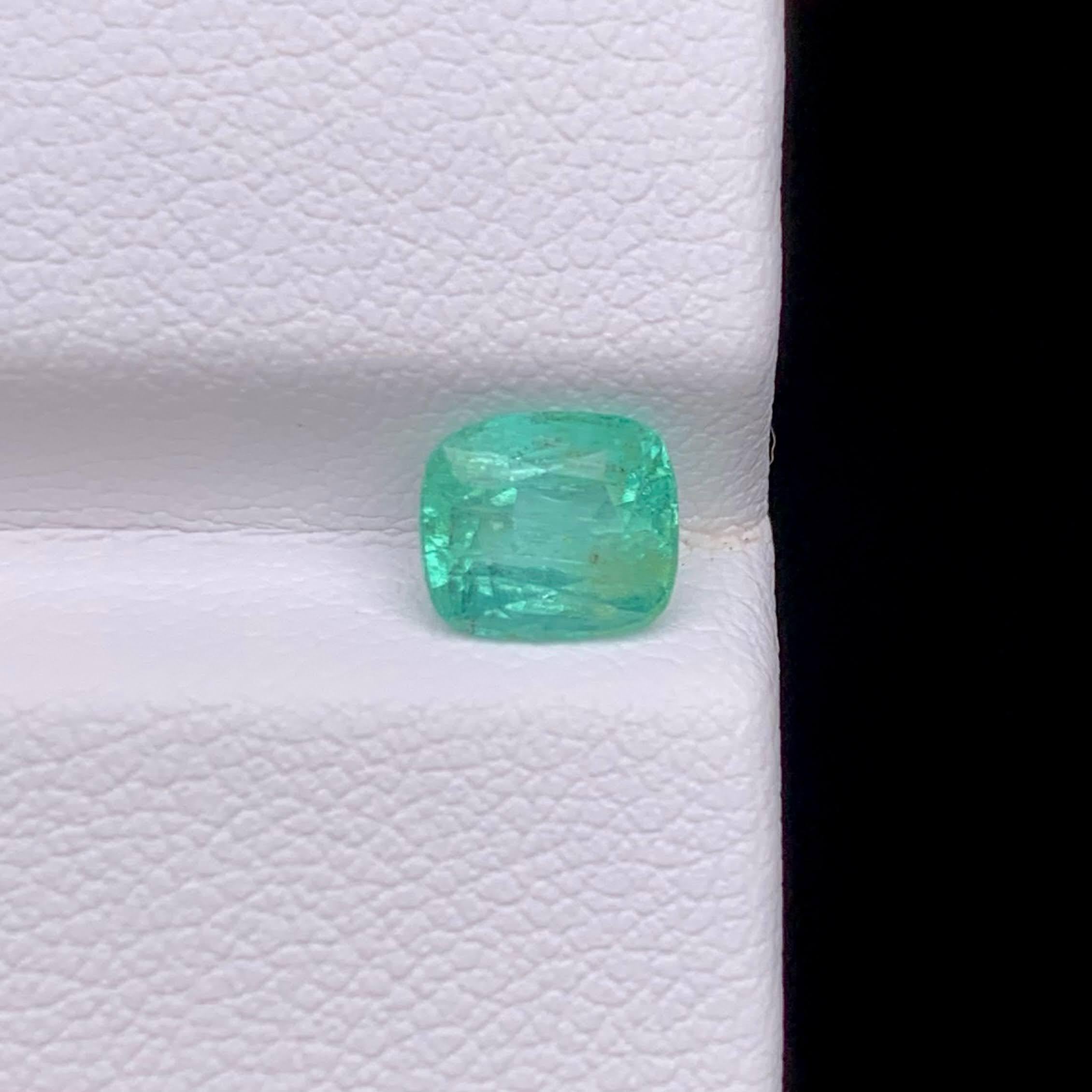 Weight 1.15 carat 
Dimensions 6.6x5.8x4.5mm
Treatment None 
Origin Afghan 
Clarity SI
Shape Cut Cushion 




The 1.15 Carat Natural Loose Emerald Stone is a rare beauty, ethically sourced from the historic mines of Afghanistan, renowned for