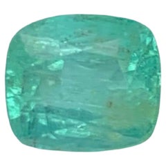 1.15 Carat Natural Loose Emerald Stone Cushion Cut Gemstone From Afghanistan