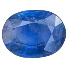 1,15 Karat Natürlicher loser Opaleffekt Blauer Saphir im Ovalschliff Sri Lankanischer Edelstein