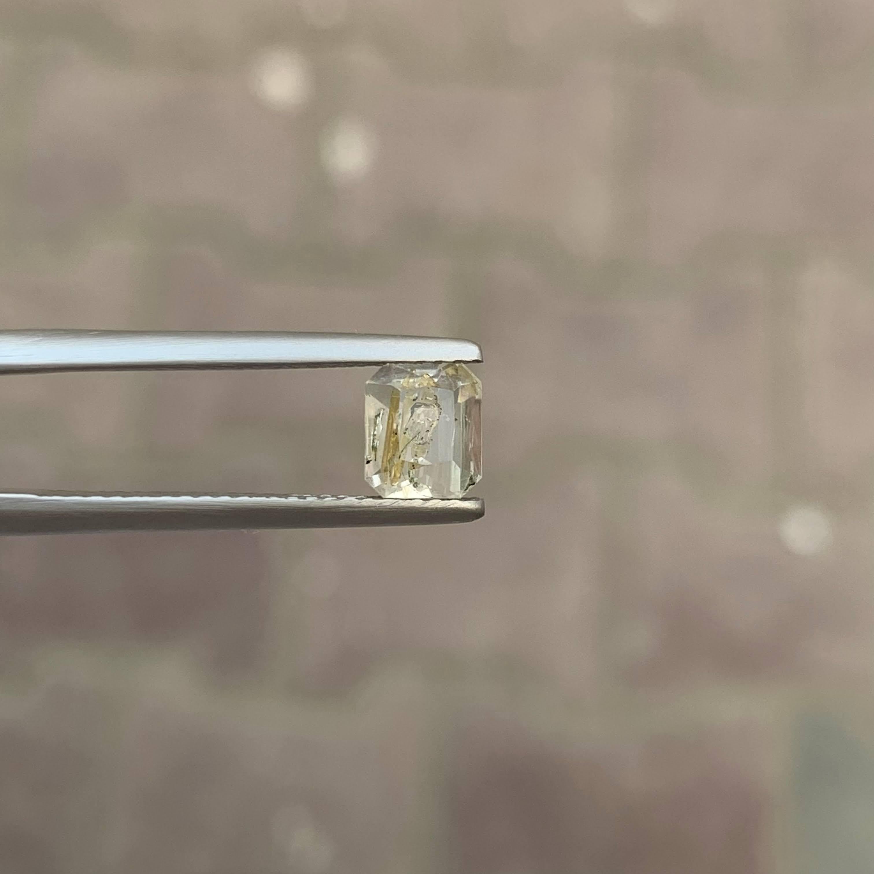 1.15 Carato di Quarzo Petrolio Naturale Sciolto Pietra Gemma Pakistana Sfaccettata in vendita 2