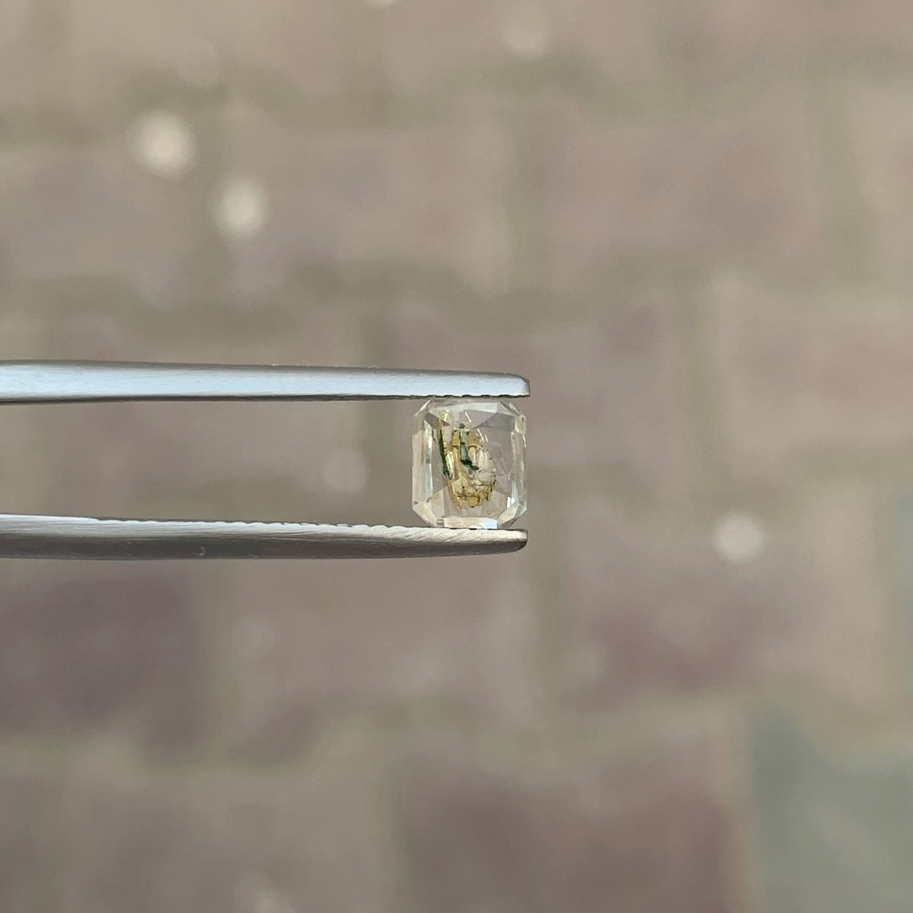 1.15 Carato di Quarzo Petrolio Naturale Sciolto Pietra Gemma Pakistana Sfaccettata in vendita 3