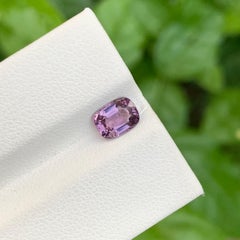 1.15 Carat Natural Loose Purple Spinel Cushion Shape Gem For Jewellery