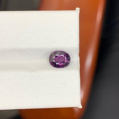 1,15 Karat natürlicher loser lila-rosa Spinell Stein Ovalschliff burmesischer Edelstein