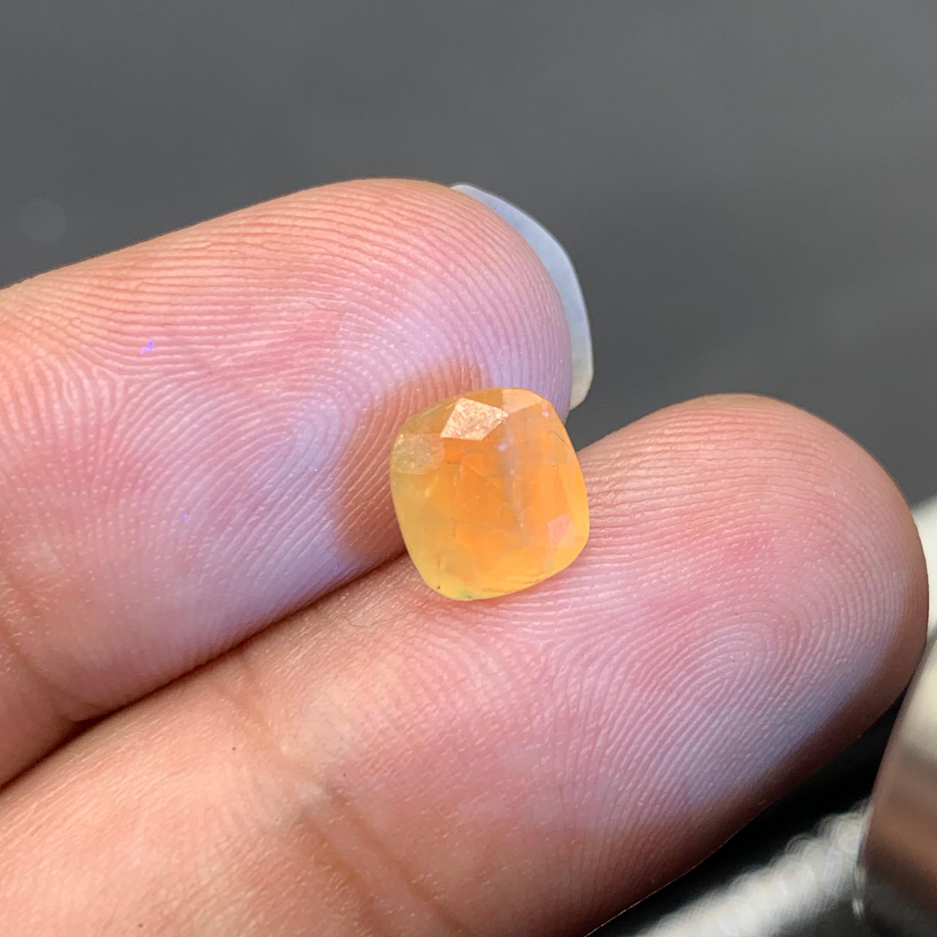 1.15 Carat Natural Loose Rare Green Haüyne Gemstone From Afghanistan en vente 9