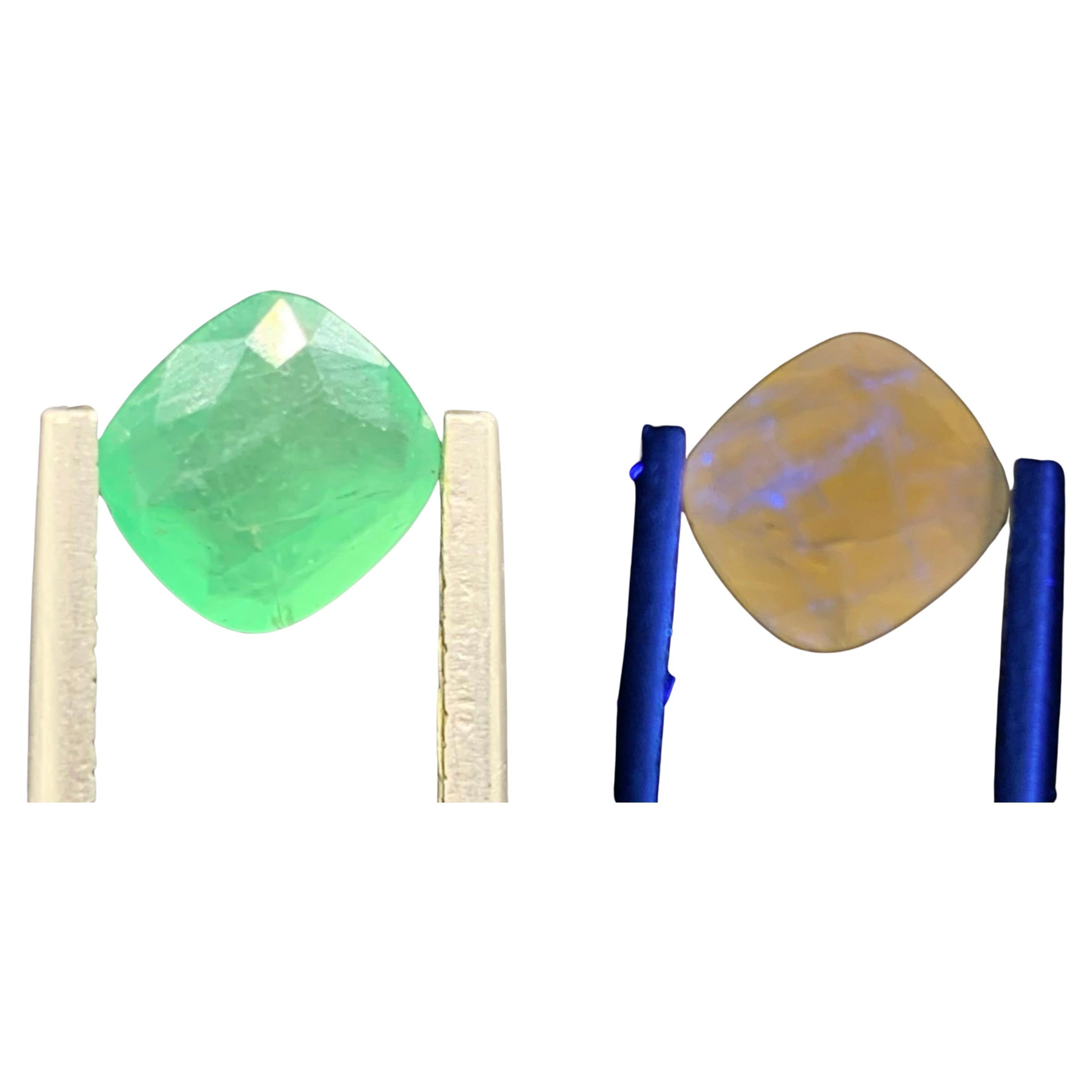 1.15 Carat Natural Loose Rare Green Haüyne Gemstone From Afghanistan en vente