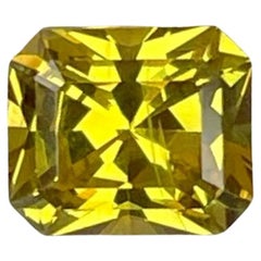 1,15 Karat leuchtend gelber Granatstein Custom Präzisionsschliff Edelstein aus Mali