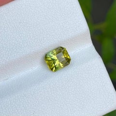 1.15 Carat Natural Loose Canary Tourmaline Custom Precision Cut African Gemstone