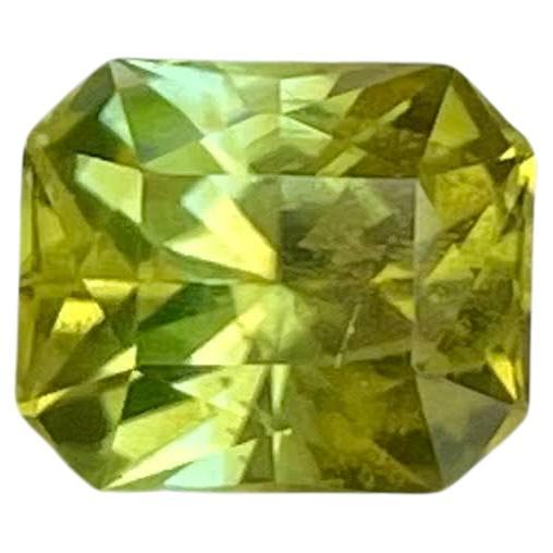 1.15 carats Canary Tourmaline Custom Precision Cut Natural African Gemstone For Sale