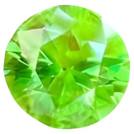 1.15 carats Demantoind Loose Garnet Stone Round Cut Natural Russian Gemstone