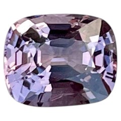 1.15 Carats Grayish Purple Burmese Spinel Stone Cushion Cut Natural Gemstone