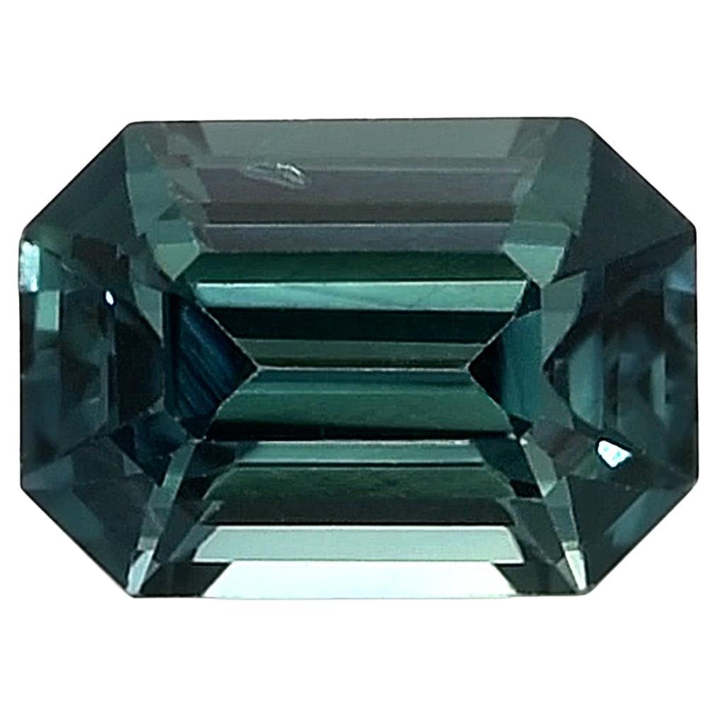 Saphir bleu vert 1,15 carats 