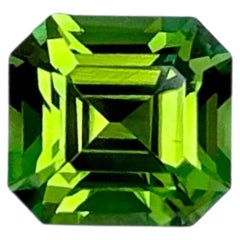 1,15 quilates de turmalina verde suelta talla esmeralda piedra preciosa natural afgana