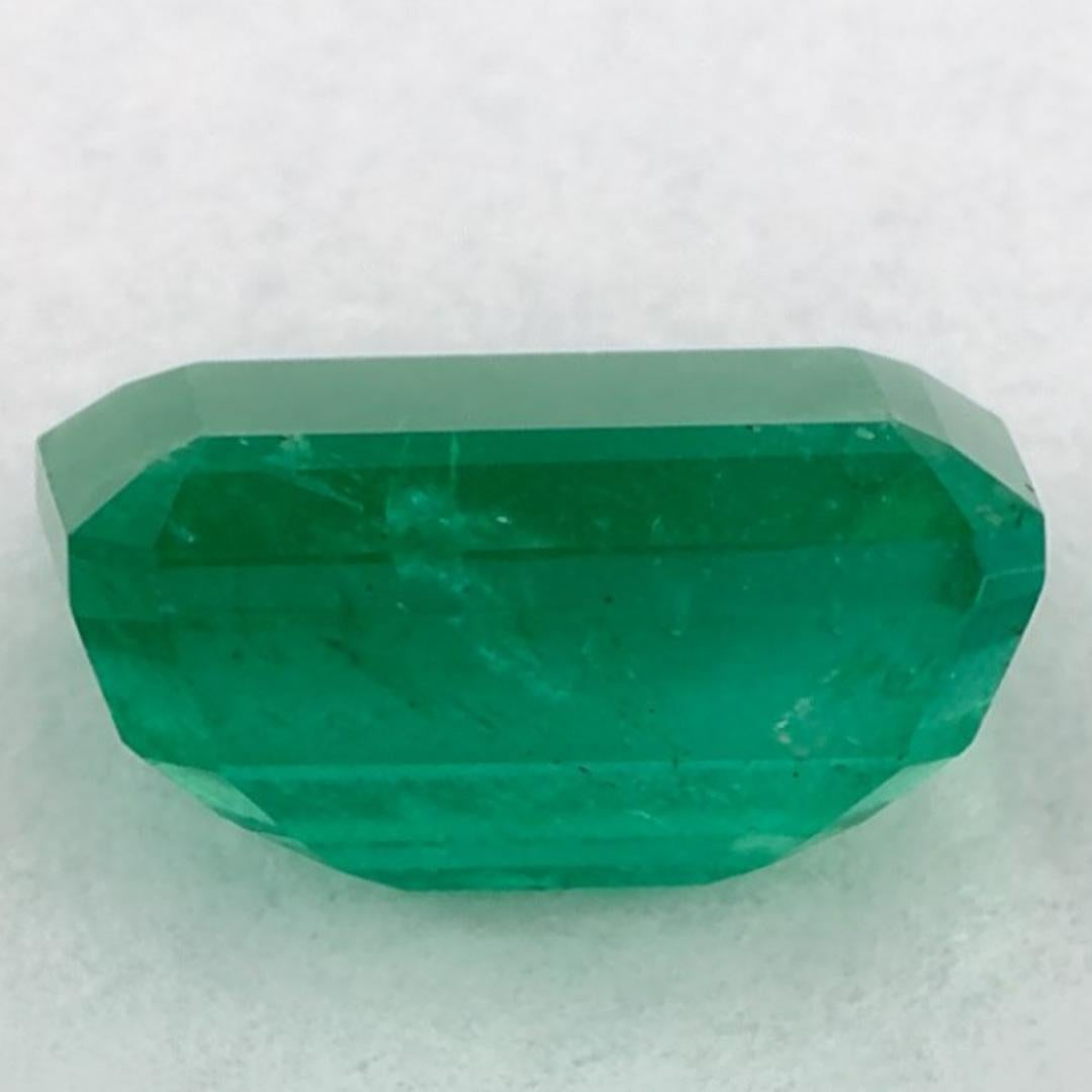 1.15 Ct Emerald Octagon Loose Gemstone In New Condition For Sale In Fort Lee, NJ