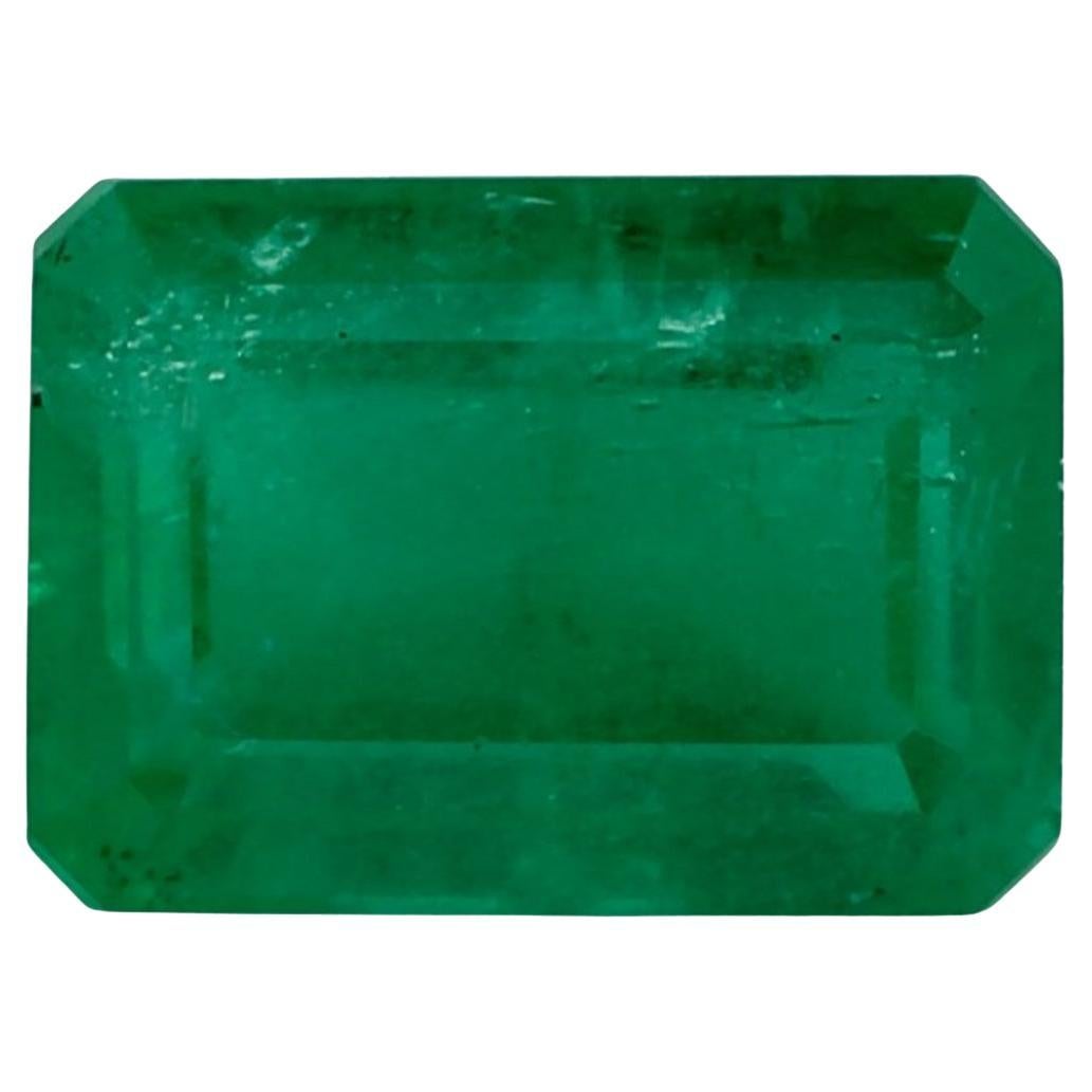 1.15 Ct Emerald Octagon Loose Gemstone For Sale