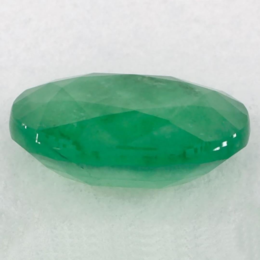 1.15 Ct Emerald Oval Loose Gemstone (pierre précieuse en vrac) Neuf à Fort Lee, NJ