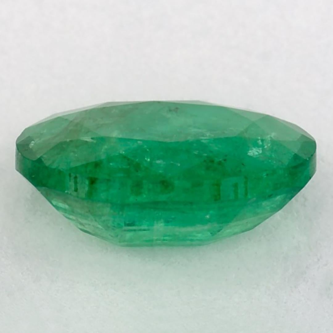 1.15 Karat Smaragd Oval Loser Edelstein im Zustand „Neu“ im Angebot in Fort Lee, NJ