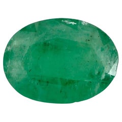 1.15 Karat Smaragd Oval Loser Edelstein