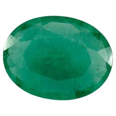 1.15 Ct Emerald Oval Loose Gemstone (pierre précieuse en vrac)