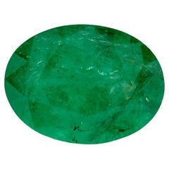 1.15 Ct Emerald Oval Loose Gemstone (pierre précieuse en vrac)