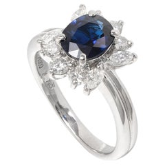 1.15 Ct Natural Royal Blue Sapphire Ring, No Reserve Price
