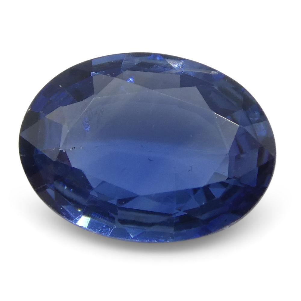 1.15 ct Oval Sapphire Kancha, Thailand In New Condition For Sale In Toronto, Ontario