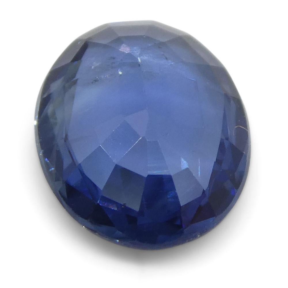 Women's or Men's 1.15 ct Oval Sapphire Kancha, Thailand For Sale