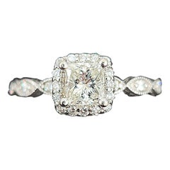 1,15 Karat Diamant-Verlobungsring im Prinzessinnenschliff