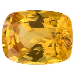 1.15 Ct Yellow Sapphire Cushion Loose Gemstone
