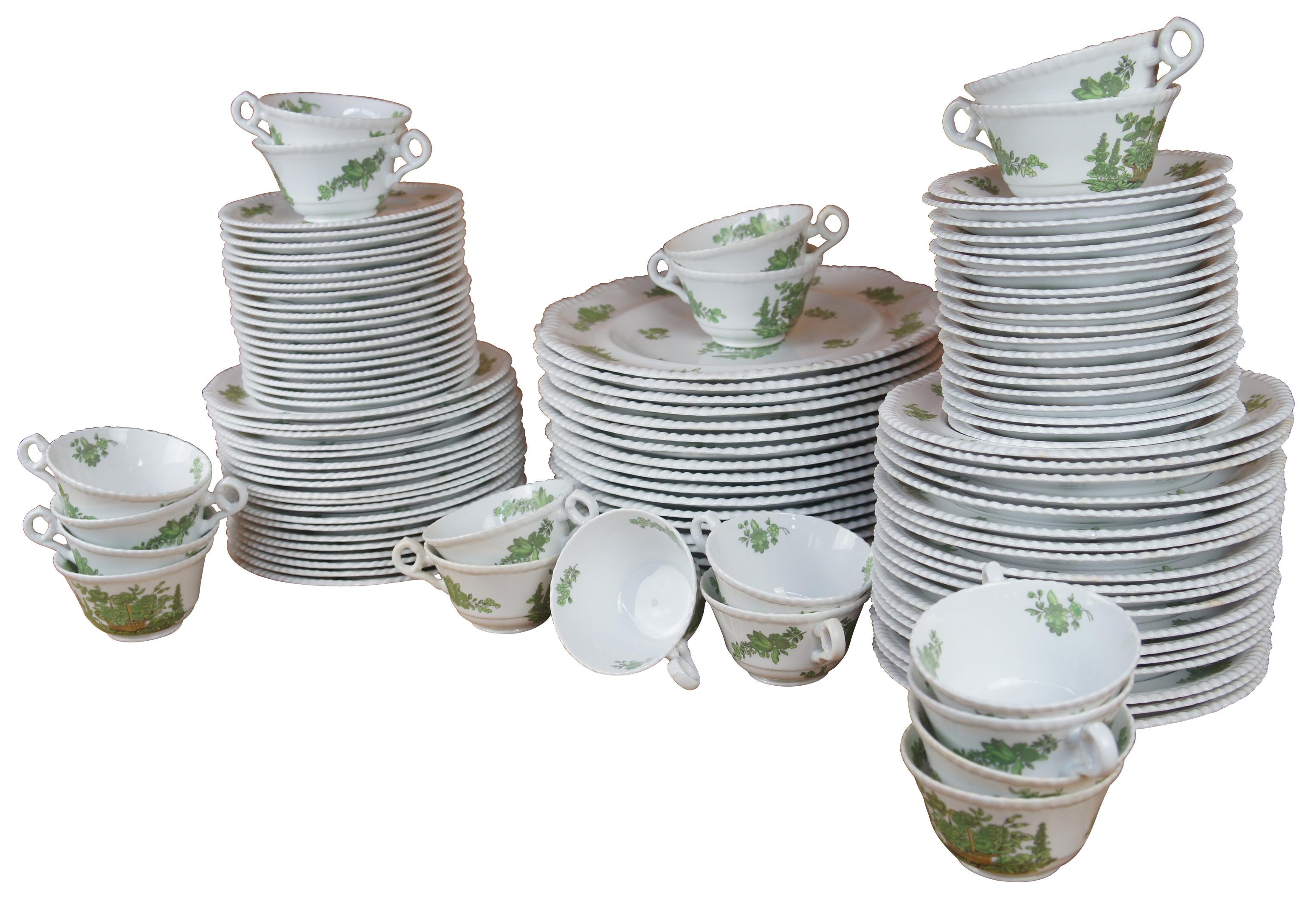 spode green italian