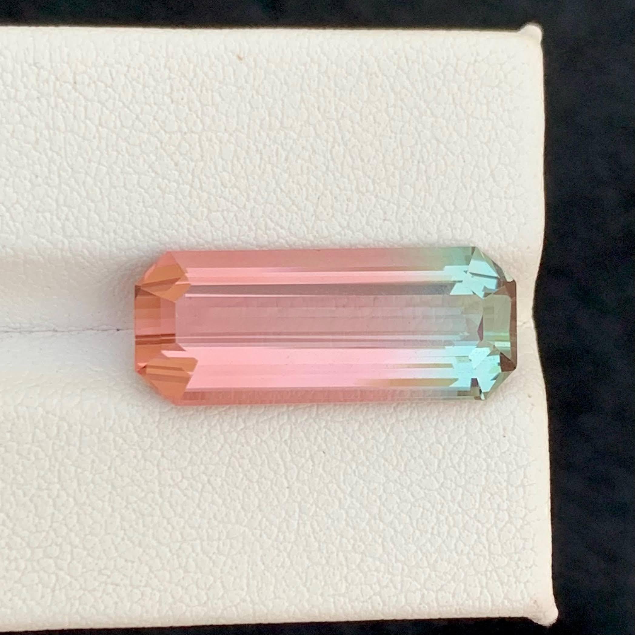 Peso 11,50 quilates 
Dimensiones 21,4x8,3x7,1 mm
Tratamiento Ninguno 
Origen Afgano 
Limpia Ojos Claridad 
Forma Corte Esmeralda





Esta asombrosa Turmalina Bicolor Natural Suelta de 11,50 quilates muestra una fascinante mezcla de colores, con una