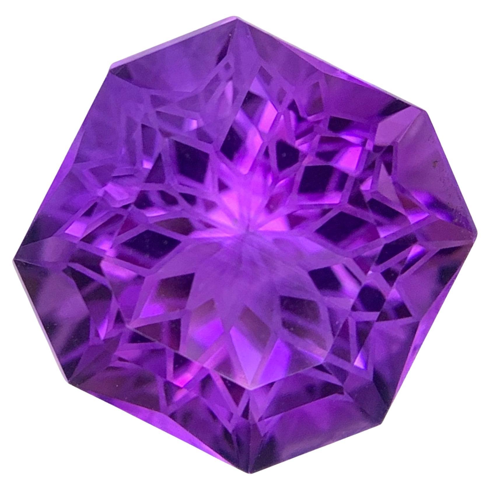 11,50 Karat Natürlicher Lavendel Lila Amethyst Edelstein