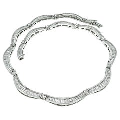 11.50ct Diamond Gold Choker Necklace