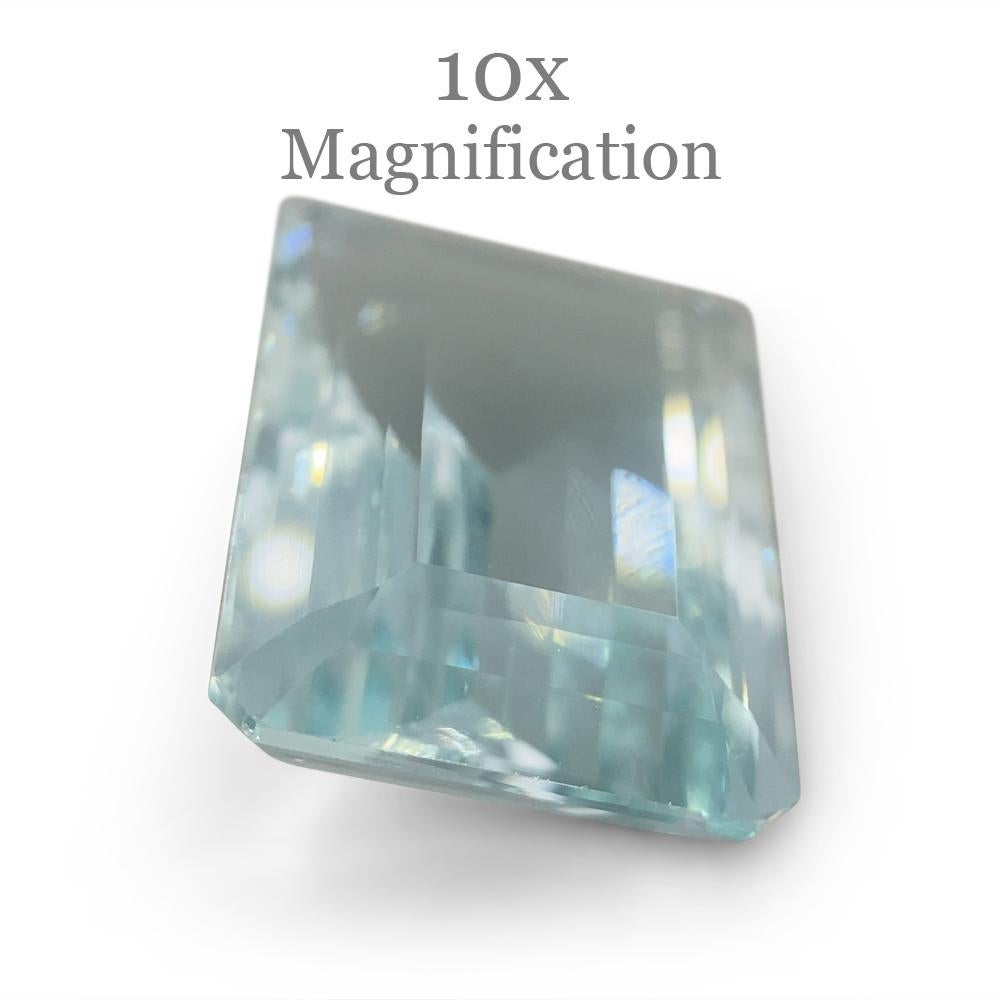 11.54ct Octagonal/Emerald Cut  Aquamarine GIA Certified For Sale 15