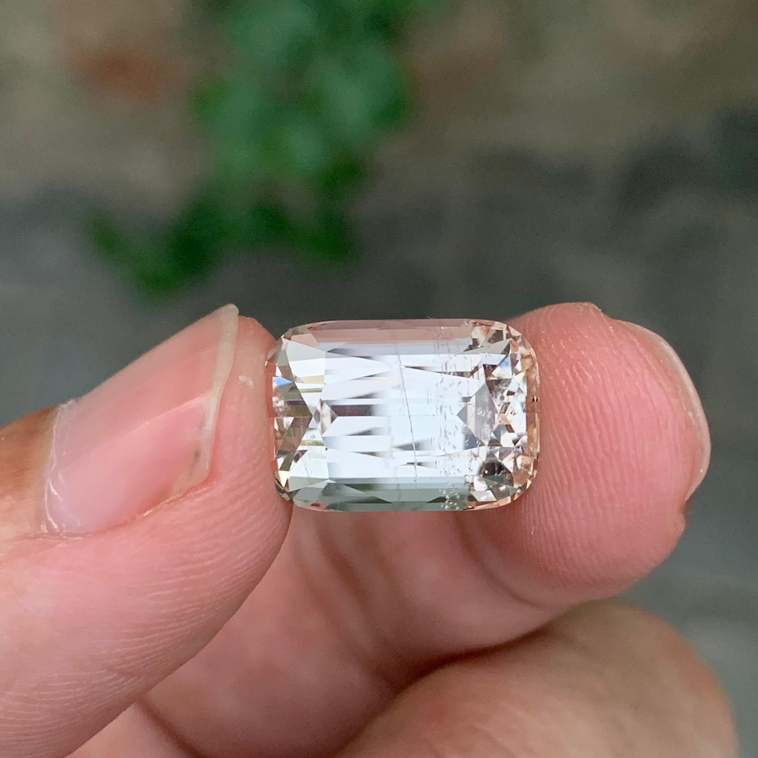 Superbe Topaze naturelle en vrac de 11,55 carats, dorée à l'or fin, mine du Pakistan en vente 1