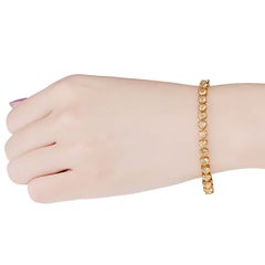 11.55 Carat Natural Untreated Fancy Yellow Diamond 18 Karat Yellow Gold Bracelet