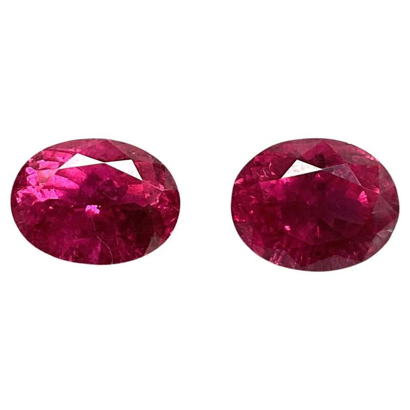 18.2 carats Rubellite with Natural Diamonds Cocktail ring jewelry For ...