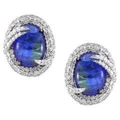 11.55 cts of Tanzanite Stud Earrings