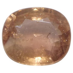 1.15ct Cushion Pinkish-Orange Sapphire from Tanzania Unheated