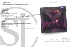 1.15ct Square Pink Spinel from Burma Unheated