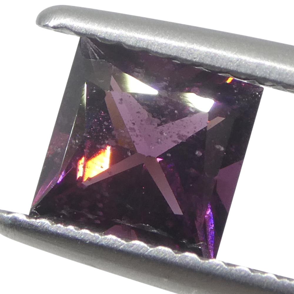 Spinello rosa quadrato da Birmania non riscaldato 1,15ct In condizioni Nuovo in vendita a Toronto, Ontario