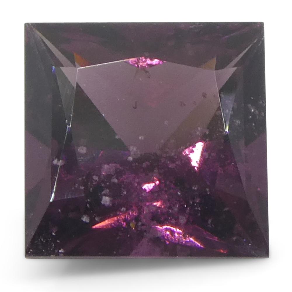 Spinello rosa quadrato da Birmania non riscaldato 1,15ct in vendita 1