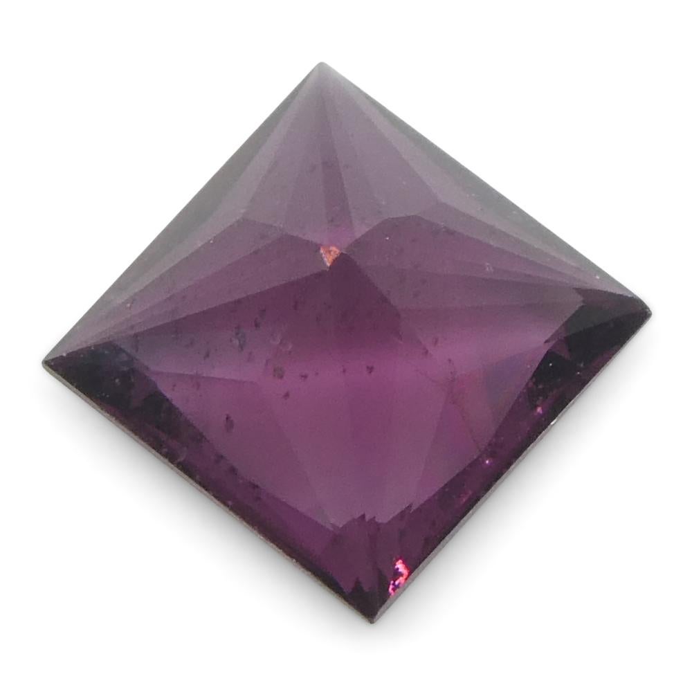 Spinello rosa quadrato da Birmania non riscaldato 1,15ct in vendita 5