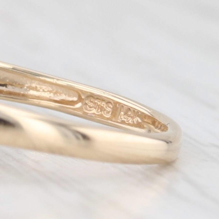 Anello con diamante tanzanite marquise da 1,15 ct. in oro giallo 14k misura 8 in vendita 2