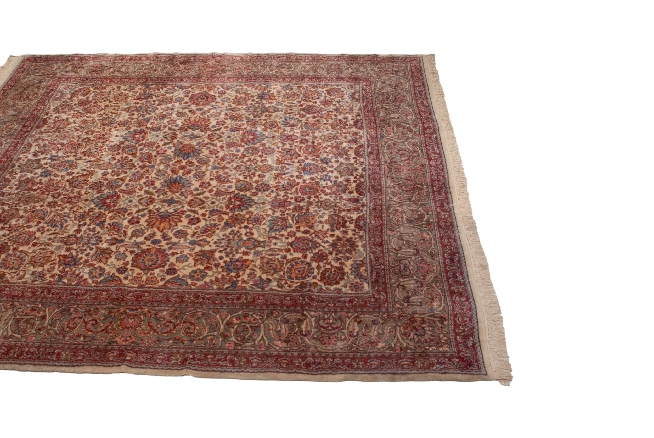 Vintage Kerman Carpet In Excellent Condition For Sale In Katonah, NY